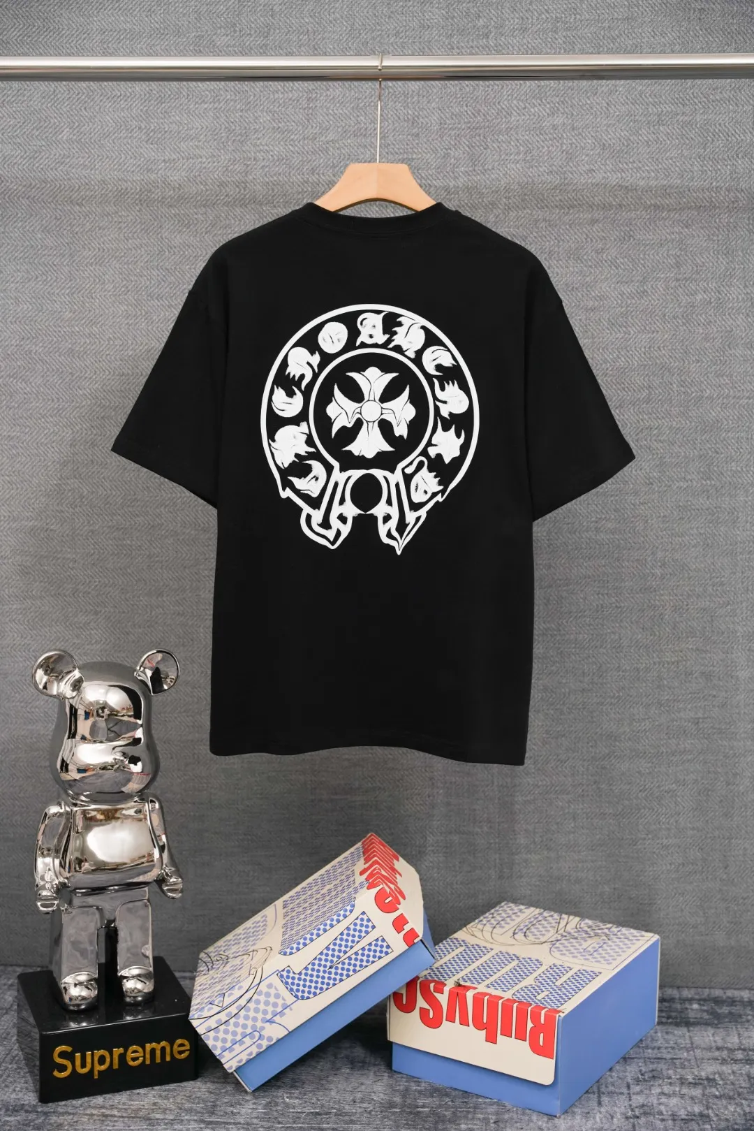 DT 57 60 Chrome Hearts T ， ， Black White S-XL